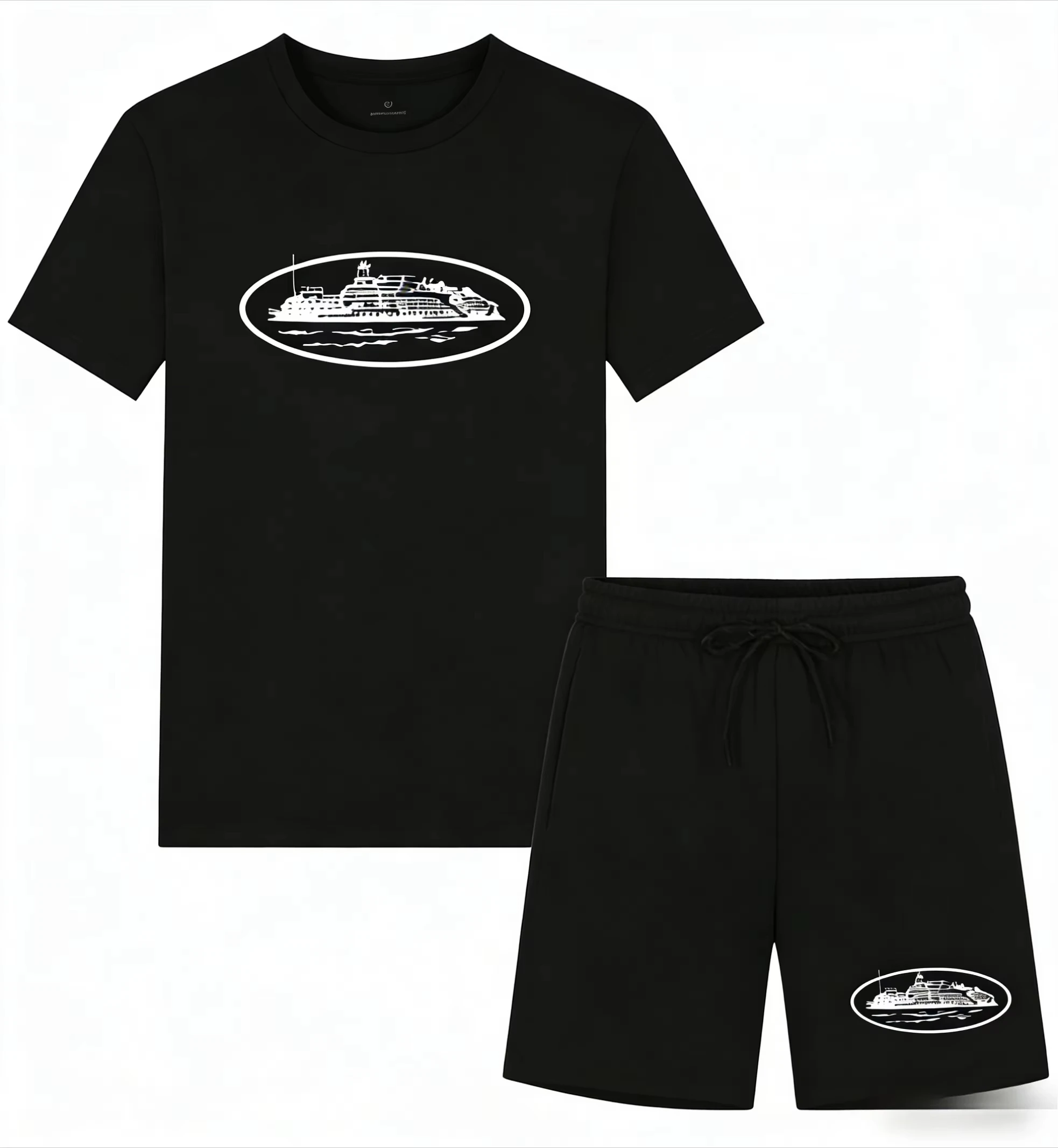 Streetwear Brand T Shirt - 2026 Summer New Small Boat Printed
