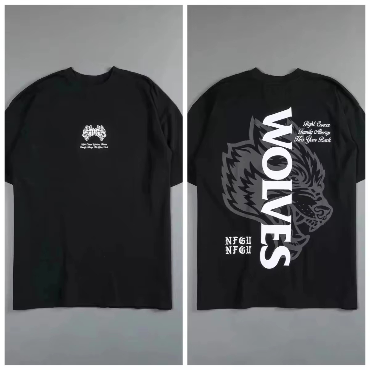 Retro Black Wolf Head High End - Streetwear High End Brand recension och pris