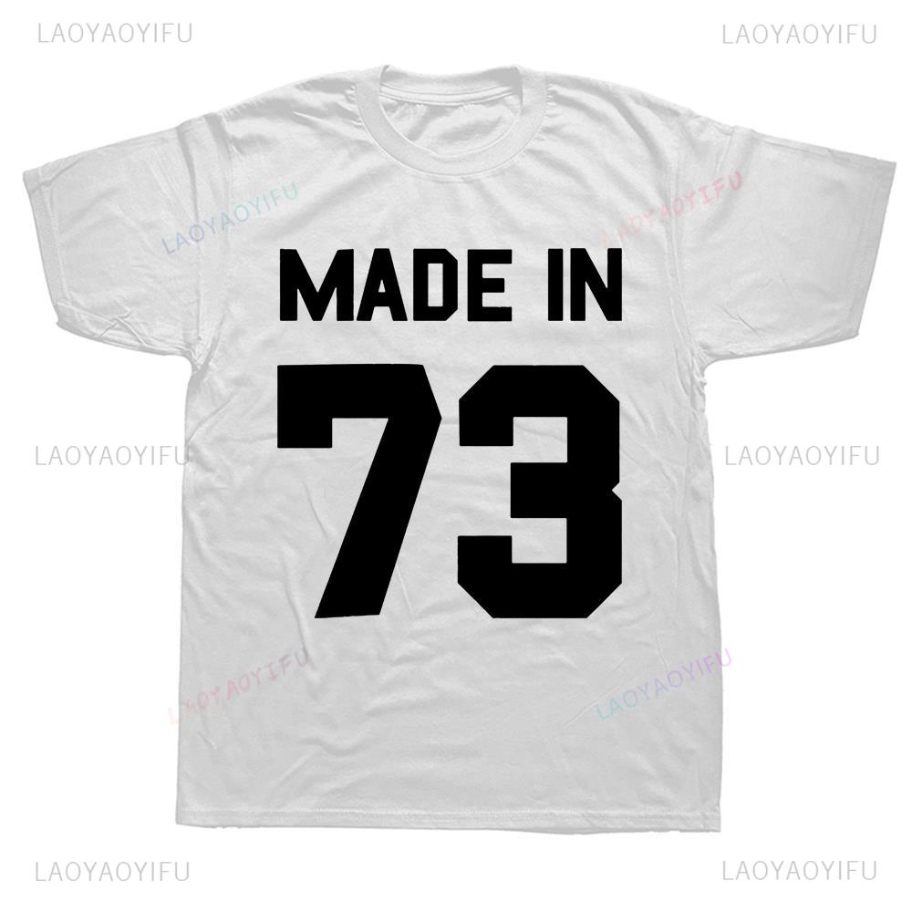 Hot Sale Made in 73 Graphic Cl - Streetwear Brand T Shirt recension och pris