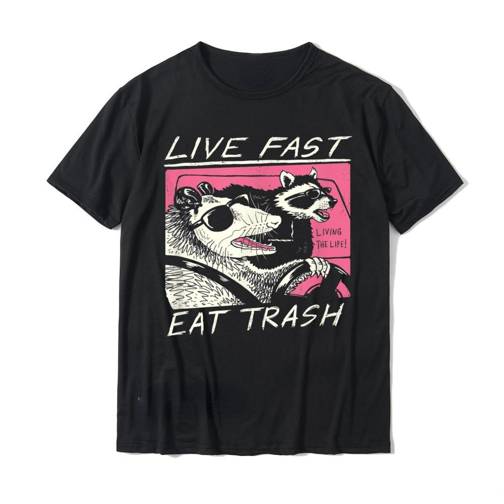 Live Fast! Eat Trash! Man T Sh - Streetwear Brand T Shirt recension och pris
