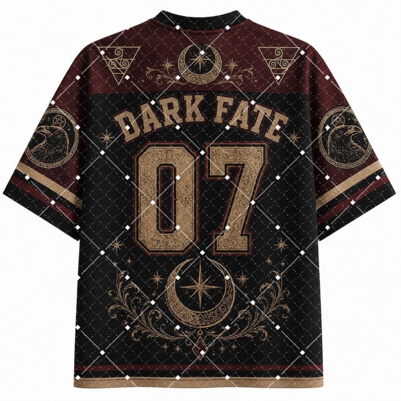 Dark Fate Witch Raven Print V‑ - Streetwear Brand T Shirt recension och pris