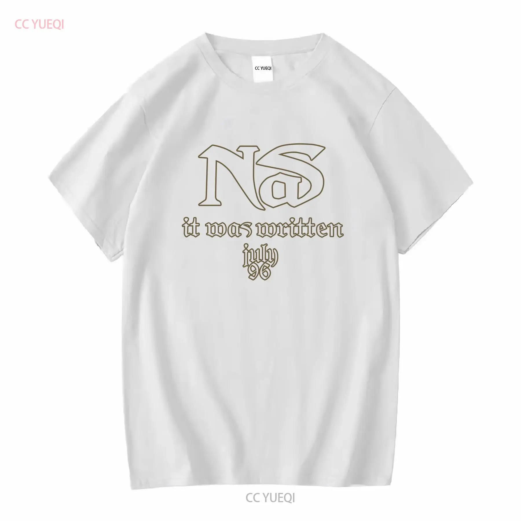 1996 NAS it was written vtg 90 - Streetwear Brand T Shirt recension och pris