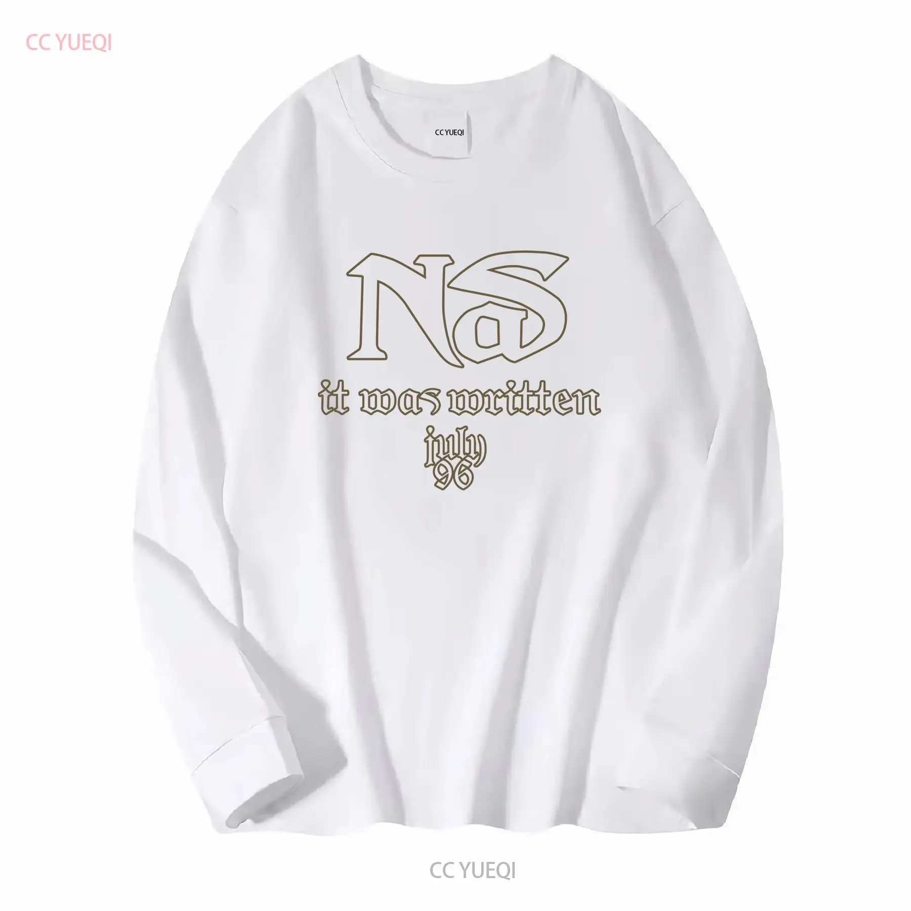 1996 NAS it was written vtg 90 - Streetwear Brand T Shirt recension och pris