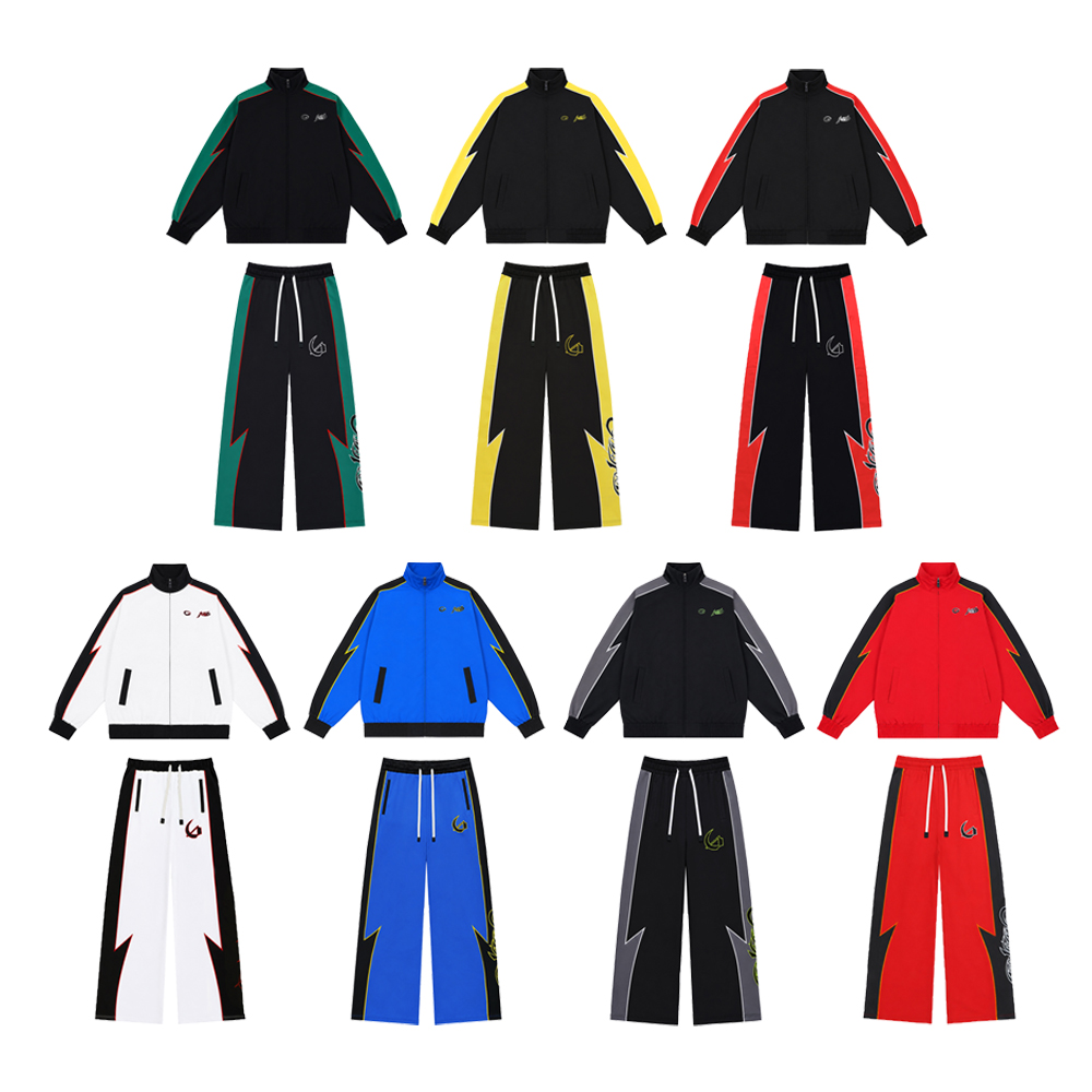 Y2k Streetwear Men's Sets Two  - Streetwear Zipper recension och pris