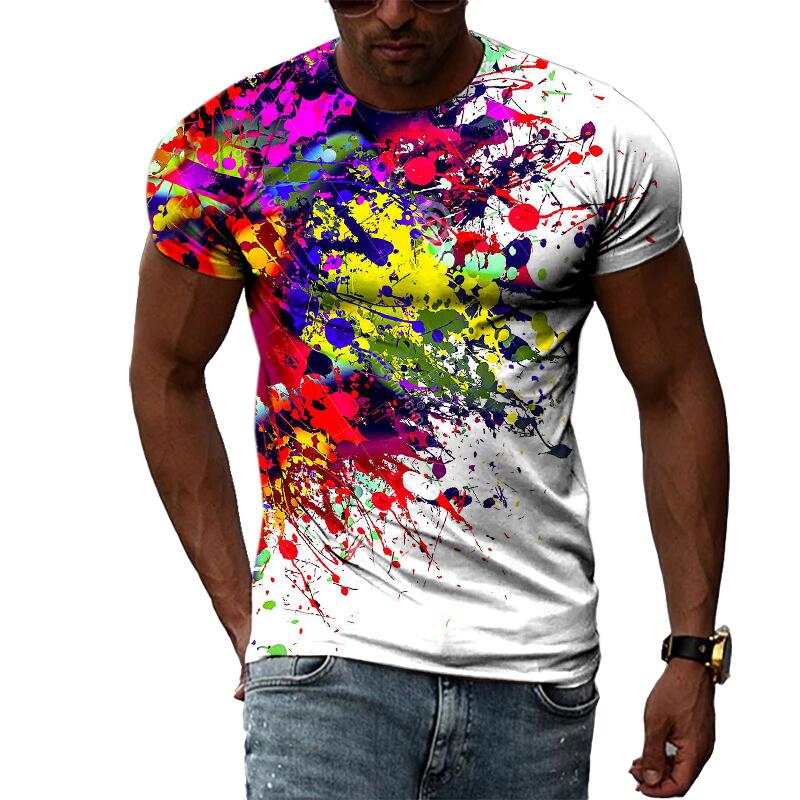 Men's Summer Fashion 3D Print  - Streetwear Brand T Shirt recension och pris