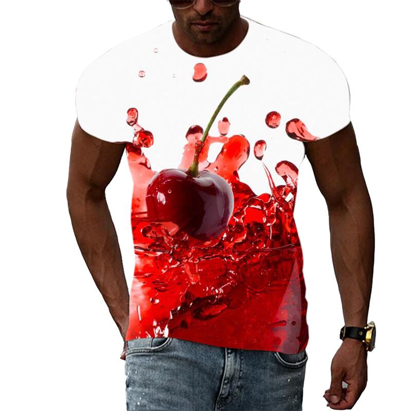Men's Summer Fashion 3D Print  - Streetwear Brand T Shirt recension och pris