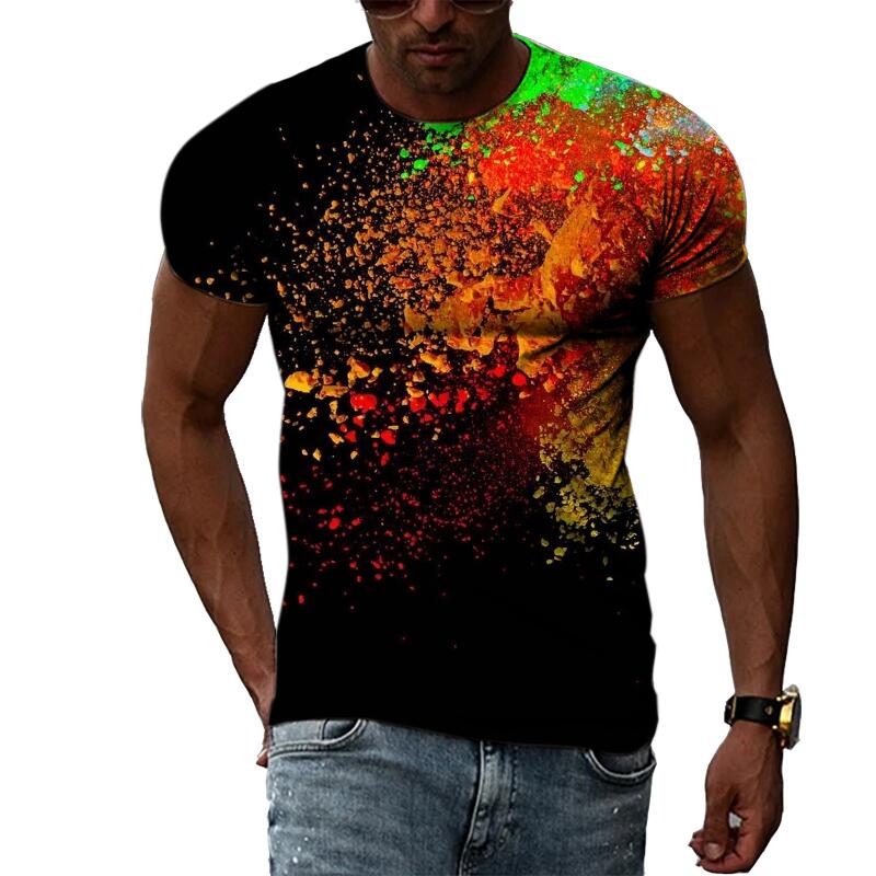 Men's Summer Fashion 3D Print  - Streetwear Brand T Shirt recension och pris