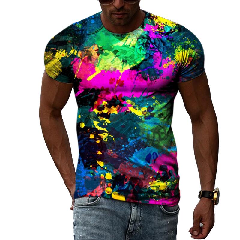 Men's Summer Fashion 3D Print  - Streetwear Brand T Shirt recension och pris