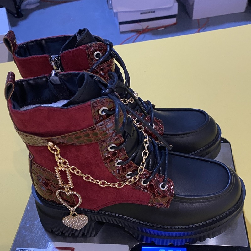 Womens Gothic Spliced Platform - Streetwear Zipper recension och pris