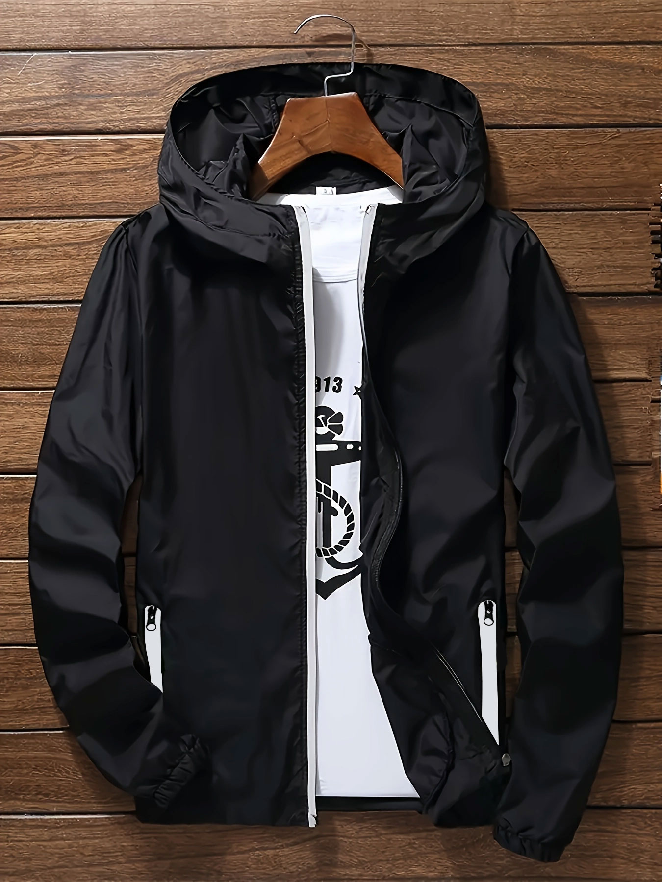 Men's Premium Lightweight Hood - Streetwear Zipper recension och pris