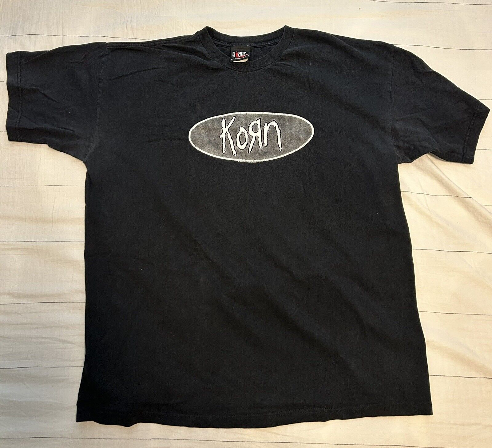 Vintage Giant Brand 1998 Korn  - Streetwear Brand T Shirt recension och pris